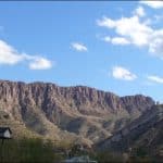 Apache Leap overlooks Oak Flat, the sacred Apache land in Arizona threatened by copper mining.