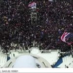 Trump supporters storming the U.S. Capitol on January 6, 2021.