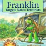 Defense Secretary Pete Hegseth tweet showing Franklin the Turtle children's book parody about attacking boats from helicopters