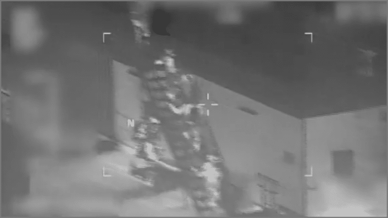 Night vision footage of US military boarding Venezuelan oil tanker in North Atlantic seizure operation