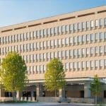 The Bishop Henry Whipple Federal Building in Fort Snelling, Minnesota, headquarters of ICE operations in Minnesota
