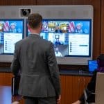 Secretary of State Antony Blinken meets virtually with State Department employees affected by Anomalous Health Incidents in Washington D.C., March 2022