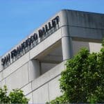 San Francisco Ballet building exterior with company name on facade