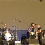 Pearl Jam performing onstage at BST Hyde Park festival in London, England, July 2022