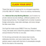 Never Surrender Inc. fundraising email featuring flag-draped military casket during dignified transfer ceremony with CLAIM YOUR SPOT donation buttons