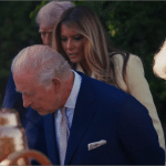 King Charles III views the White House beehives with President Trump and Melania Trump
