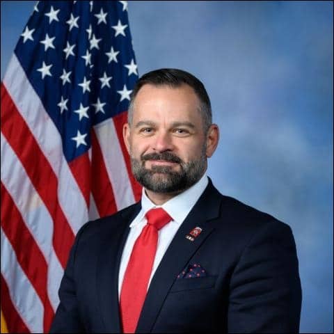 Representative Cory Mills official U.S. House portrait