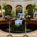 Caskets of Melissa Hortman and her husband Mark lying in state with honor guard in the Minnesota State Capitol rotunda