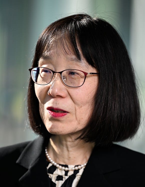 Judge Tomoko Akane, president of the International Criminal Court, in judicial portrait