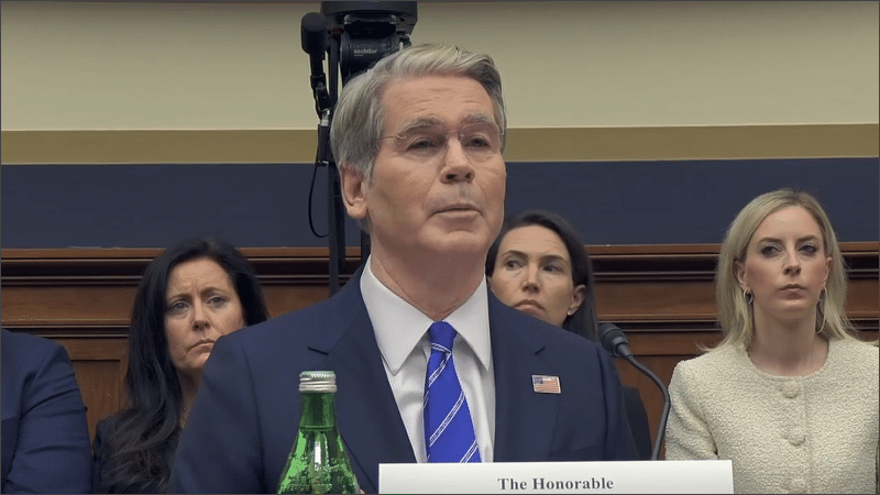 Treasury Secretary Scott Bessent testifies before a House committee on September 15, 2026